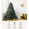 Jingle Jollys Christmas Tree Xmas Trees Decorations Snowy Green Tips – 6ft