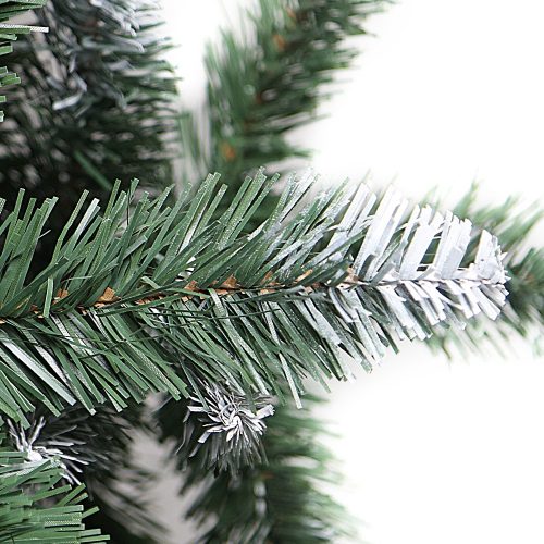 Jingle Jollys Christmas Tree Xmas Trees Decorations Snowy Green Tips – 6ft
