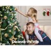 Jingle Jollys Christmas Tree Xmas Trees Decorations Snowy Green Tips – 6ft
