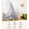 Christmas Tree 2.1m 1000 White Tips Xmas Tree Decorations