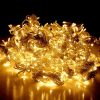 Jingle Jollys 6X3M Christmas Curtain Lights 600LED – Warm White