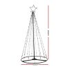 Jingle Jollys Christmas Tree 2.1M 264 LED Xmas Trees Solar Power – Warm White