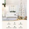 Jingle Jollys Christmas Tree 2.1M 264 LED Xmas Trees Solar Power – Warm White