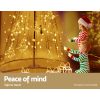 Jingle Jollys Christmas Tree 2.1M 264 LED Xmas Trees Solar Power – Warm White