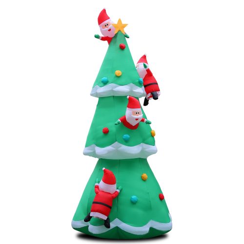 Christmas Inflatable Santa Tree 5M Outdoor Xmas Decorations Lights