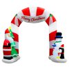 Christmas Inflatable Santa Archway 3M Outdoor Decorations Lights
