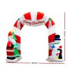 Christmas Inflatable Santa Archway 3M Outdoor Decorations Lights