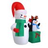 Christmas Inflatable Snowman 1.8M Lights LED Outdoor Decorations