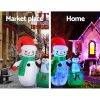 Christmas Inflatable Snowman 1.8M Lights LED Outdoor Decorations