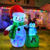 Christmas Inflatable Snowman 1.8M Lights LED Outdoor Decorations