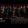 Jingle Jollys 500 LED Solar Powered Christmas Icicle Lights 20M Outdoor Fairy String Party – MULTICOLOUR