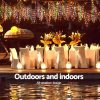 Jingle Jollys 500 LED Solar Powered Christmas Icicle Lights 20M Outdoor Fairy String Party – MULTICOLOUR