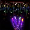 Jingle Jollys 500 LED Solar Powered Christmas Icicle Lights 20M Outdoor Fairy String Party – MULTICOLOUR