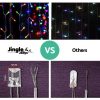 Jingle Jollys 800 LED Christmas Icicle Lights – Mutlicolour