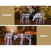 Jingle Jollys Christmas Motif Lights LED Rope Reindeer Waterproof Solar Powered – 2