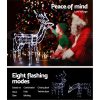 Jingle Jollys Christmas Motif Lights LED Rope Reindeer Waterproof Solar Powered – 2