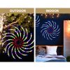 Christmas Lights 128 LED 50cm Fairy Light Spin Decorations