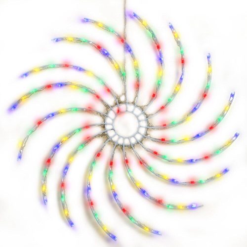 Christmas Lights 128 LED 50cm Fairy Light Spin Decorations