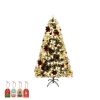Christmas Tree Xmas Decorations Fibre Optic Multicolour Lights – 1.5 M