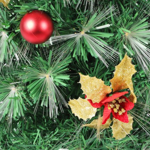 Christmas Tree Xmas Decorations Fibre Optic Multicolour Lights – 1.5 M
