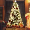 Christmas Tree Xmas Decorations Fibre Optic Multicolour Lights – 1.8 M