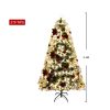 Christmas Tree Xmas Decorations Fibre Optic Multicolour Lights – 2.1 M