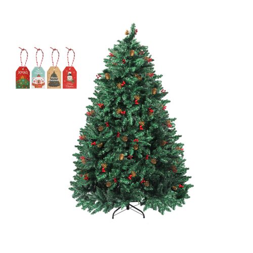 Christmas Tree Pinecone Decorated Xmas Home Garden Decorations – 2.1 M