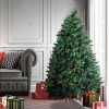 Christmas Tree Pinecone Decorated Xmas Home Garden Decorations – 2.1 M