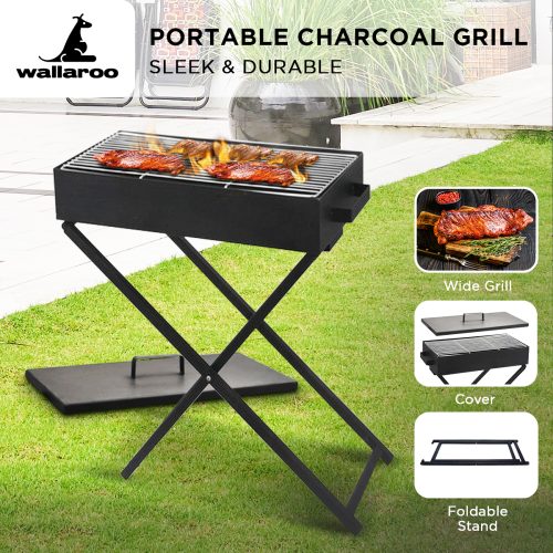 Wallaroo Charcoal BBQ Grill – Adjustable Height