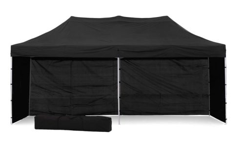 Gazebo Tent Marquee 3x6m PopUp Outdoor – Black