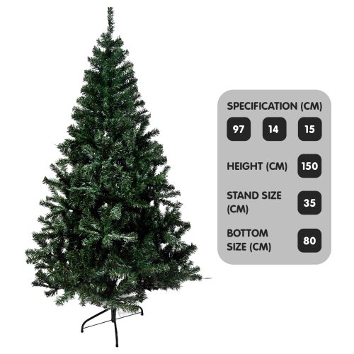 Christabelle Green Artificial Christmas Tree – 1.5 M