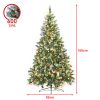 Christabelle Pre Lit LED Christmas Tree with Pine Cones – 1.5 M