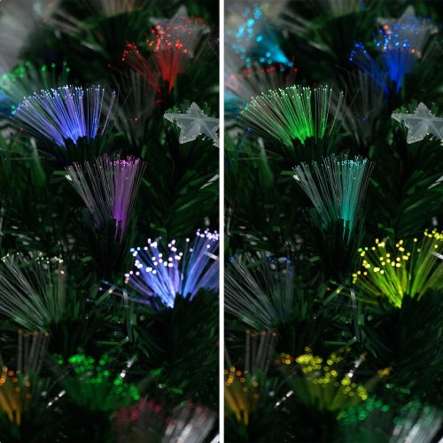 Christabelle Enchanted Pre Lit Fibre Optic Christmas Tree  Stars – 2.1 M