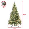 Christabelle Pre Lit LED Christmas Tree with Pine Cones – 2.4 M