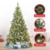 Christabelle Pre Lit LED Christmas Tree with Pine Cones – 2.4 M