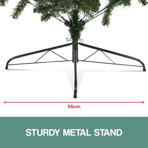 Christabelle Pre Lit LED Christmas Tree with Pine Cones – 2.4 M