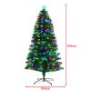 Christabelle Enchanted Pre Lit Fibre Optic Christmas Tree  Stars – 2.4 M
