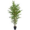 Natural Bamboo Trunk (Real Touch Leaves) – 180 cm