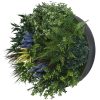 UV Lavender Fields 60cm Green Wall Disc – Black