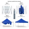 Gazebo Tent Marquee 3×3 PopUp Outdoor Wallaroo – Blue