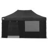 Gazebo Tent Marquee 3×4.5m PopUp Outdoor Wallaroo – Black