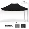 Gazebo Tent Marquee 3×4.5m PopUp Outdoor Wallaroo – Black