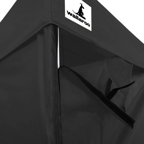 Gazebo Tent Marquee 3×4.5m PopUp Outdoor Wallaroo – Black
