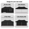 Gazebo Tent Marquee 3x6m PopUp Outdoor – Black