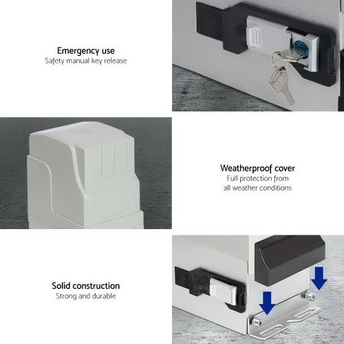 Auto Electric Sliding Gate Opener Keypad Rails – 1800KG 4M 550W