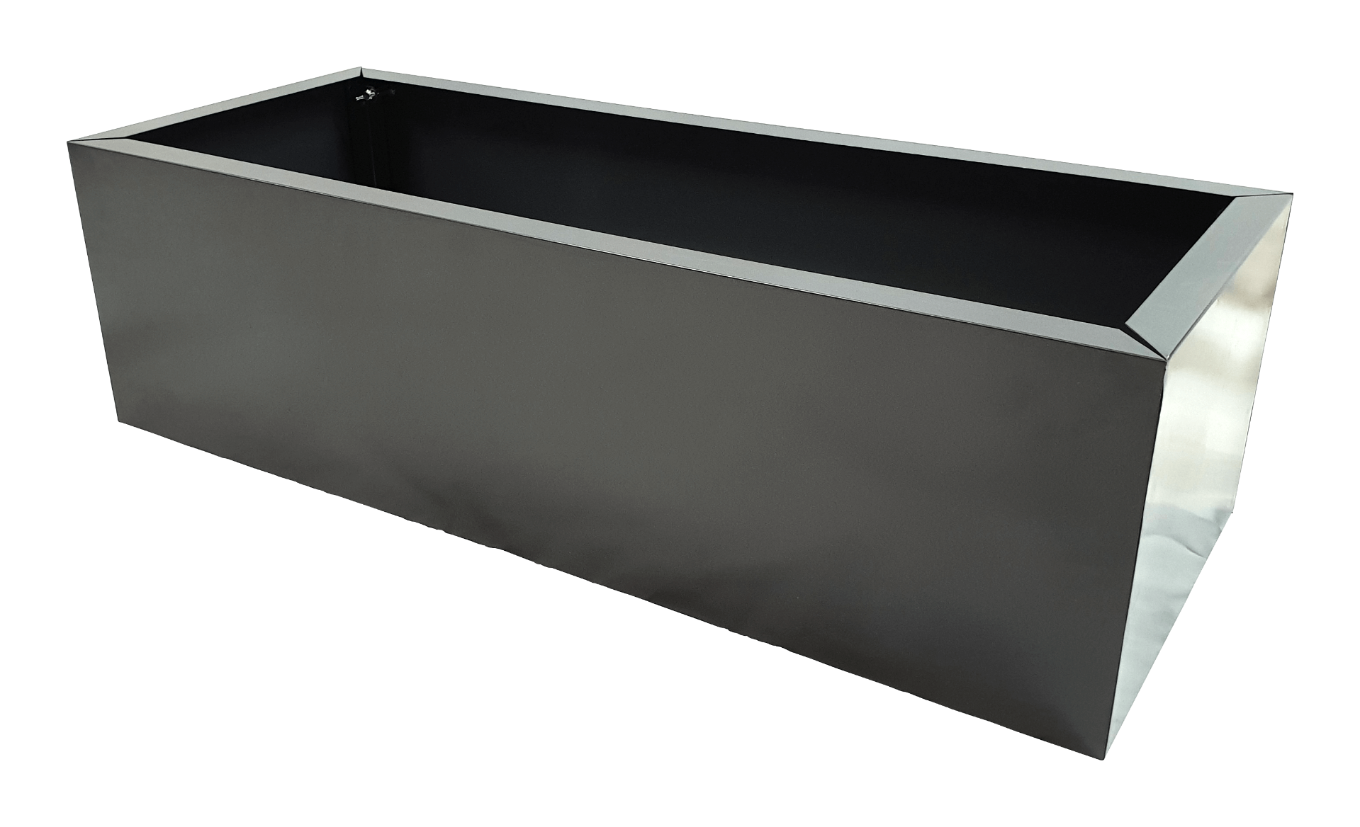 Grey Metal Planter Small