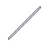 Chainsaw Chain Blade Saw Replaceent Spare Chains Semi Chisel 2PCS – 600 mm