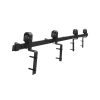 Sliding Barn Door Hardware Track Double Overlap Classic Kits – 2.44 M