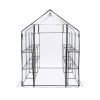 Walk In Greenhouse Garden Shed PVC Cover Film Tunnel Green House Plant – 3 Tier