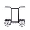 Plant Stand Outdoor Indoor Metal Flower Pots Rack Corner Planter Shelf